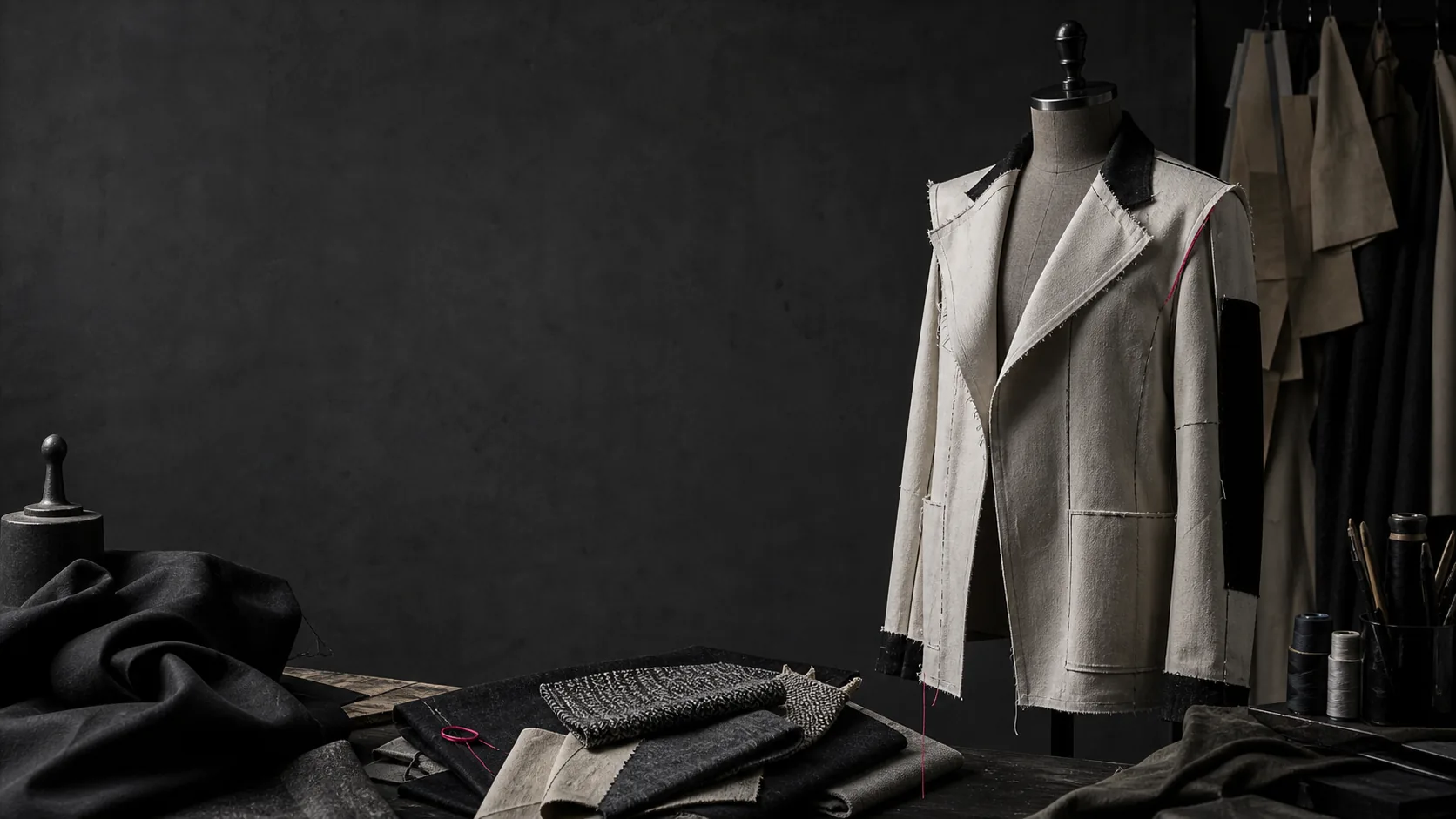 Threadwell Atelier material and identity art direction